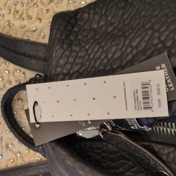Aimee Kestenberg  Black Bubble Leather. Brand New with tags attached. - Picture 5 of 9
